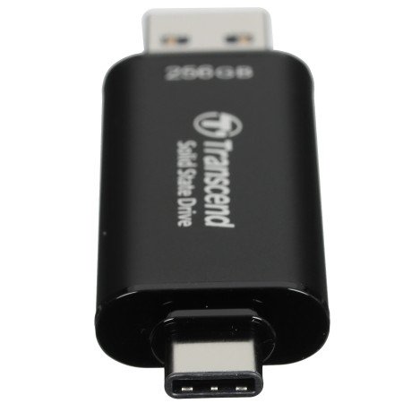 256 ГБ Внешний SSD диск Transcend TS256GESD310C черный